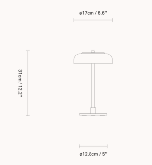 Blossi small table tafellamp Nuura 