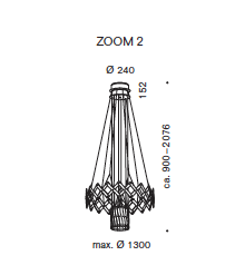 Zoom 2 LED hanglamp Serien Lighting