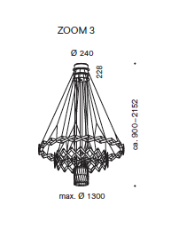Zoom 3 LED hanglamp Serien Lighting