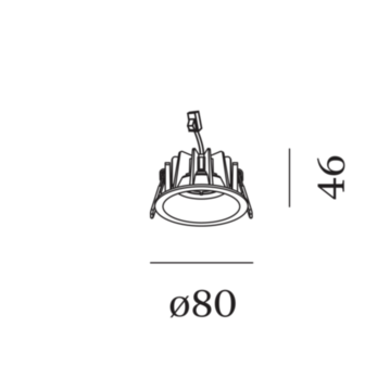 Deep petit 1.0 led  inbouwspot Wever &amp; Ducre 