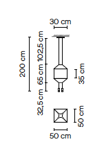 Wireflow 0312 hanglamp Vibia 