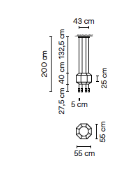 Wireflow 0303 hanglamp Vibia 