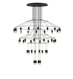 Wireflow Chandelier 0377 hanglamp Vibia 