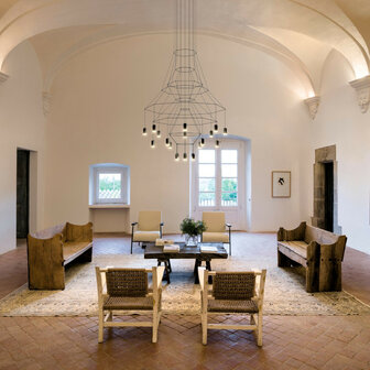 Wireflow Chandelier 0315 hanglamp Vibia 