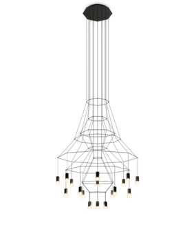 Wireflow Chandelier 0315 hanglamp Vibia 