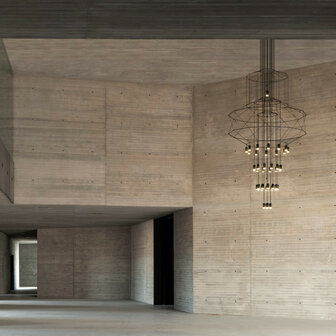 Wireflow Chandelier 0374 hanglamp Vibia 