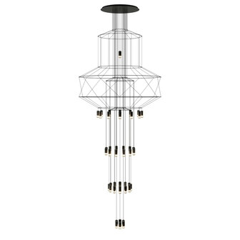 Wireflow Chandelier 0375 hanglamp Vibia 