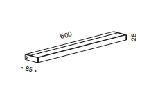 Sml 600 led wandlamp Serien Lighting  
