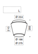 Annex (L) led plafondlamp Serien Lighting 