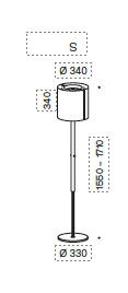 Jones S led vloerlamp Serien Lighting 