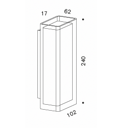 Rod wandlamp Serien Lighting  