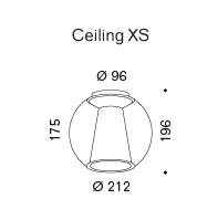 Draft (XS) led plafondlamp Serien Lighting 