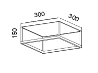 Reflex Ceiling M 150 plafondlamp Serien Lighting 