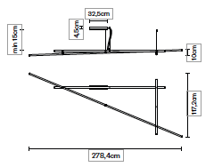 Freeline F44 E01 plafondlamp Fabbian