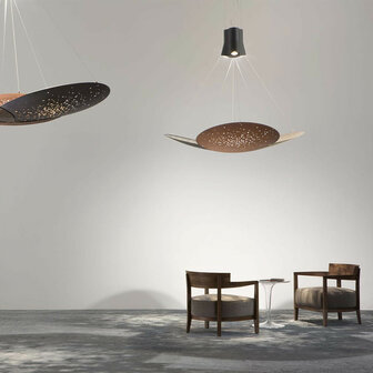 Lens &Oslash; 60 cm 3 lenzen hanglamp Fabbian 