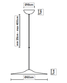 Acustica F58 &Oslash; 60&nbsp;cm&nbsp;hanglamp&nbsp;Fabbian