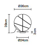 Armilla F50 tafellamp Fabbian&nbsp;