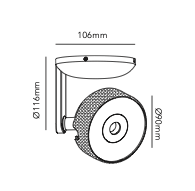 Cosmo C1 switch tune opbouwspot Light Point