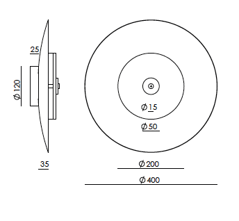 Coss Alabaster A1203/40 wandlamp Aromas 