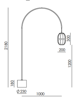 Pull&nbsp;P1249 vloerlamp Aromas 