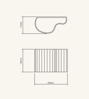 Rippo wandlamp Lobo Atelier