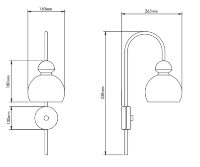 Mobo wandlamp Lobo Atelier