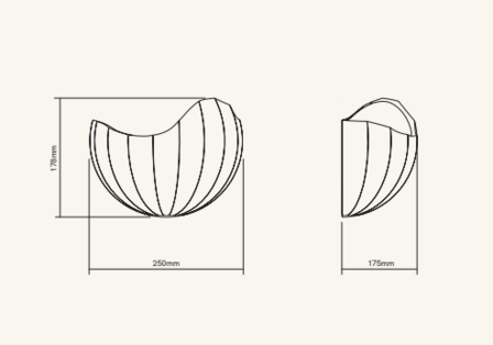 Onna L wandlamp Lobo Atelier