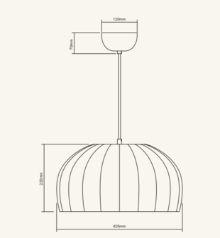 Lluvi hanglamp Lobo Atelier