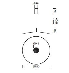 Overfly Plus 3432 &Oslash;75&nbsp;cm hanglamp Olev