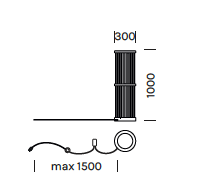 Thirties 3891 vloerlamp Olev