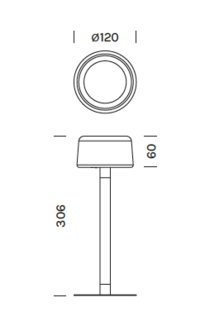 Tee 7712 portable tafellamp Olev
