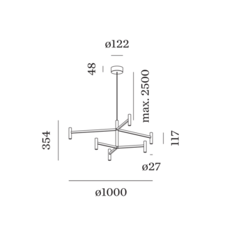 Match lusta 2.1 hanglamp Wever &amp; Ducre 