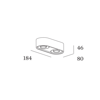 Qito surface 2.0 opbouwspot Wever &amp; Ducre 