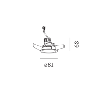 Deep adjust petit IQ 1.0 inbouwspot Wever &amp; Ducre&nbsp;