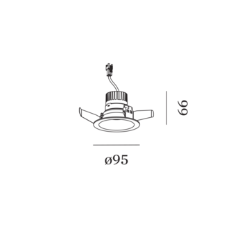 Deep IQ 1.0 inbouwspot Wever &amp; Ducre&nbsp;