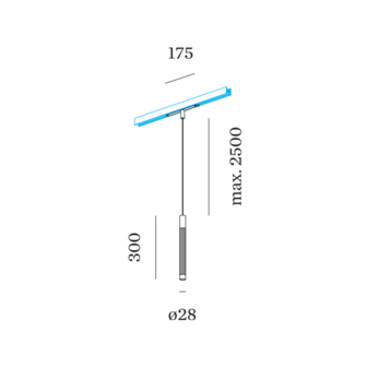 Trace 3.0 on strex rail hanglamp Wever &amp; Ducre 