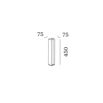 Gate Carre 1.0 IP65 outdoor vloerlamp Wever &amp; Ducre 