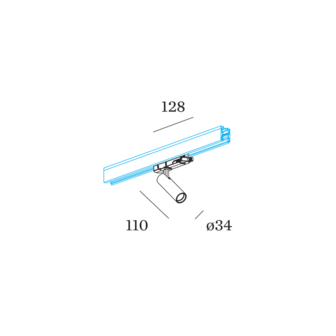 Liko 1.0 led on track (3-fase) railspot  Wever &amp; Ducre 