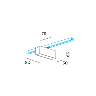 Pirro opal on track  4.0 led 1-fase railspot Wever &amp; Ducre 
