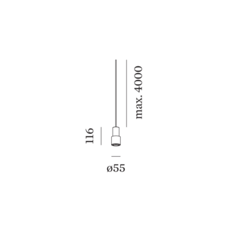 Odrey 1.1 gu10 hanglamp Wever &amp; Ducre 