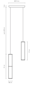 Pars 2 cluster hanglamp Anour