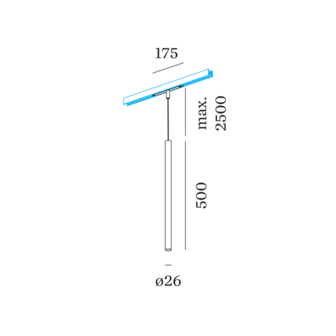 Match 5.0 on strex rail hanglamp Wever &amp; Ducre 