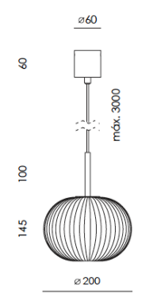 Irzo C1353 hanglamp Aromas&nbsp;