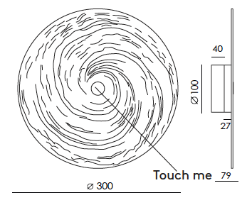 Lida A1357/R30 wandlamp Aromas&nbsp;