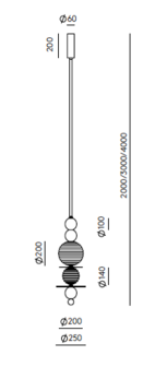 Yma C1347/V hanglamp Aromas&nbsp;