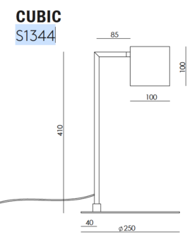 Cubic S1344 tafellamp Aromas&nbsp;