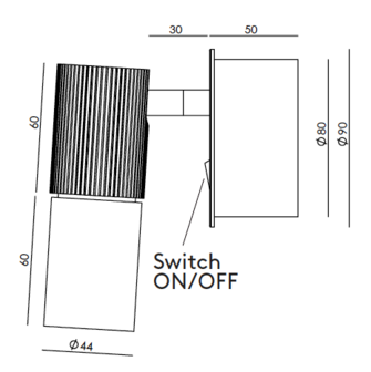 Tura A1313/C wandlamp Aromas 
