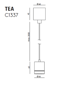 Tea&nbsp;C1337 hanglamp Aromas 