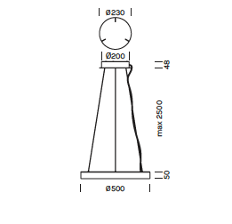 Gavin Silence leaf &Oslash;50 cm hanglamp Olev