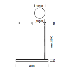 Gavin Silence leaf &Oslash;70 cm hanglamp Olev